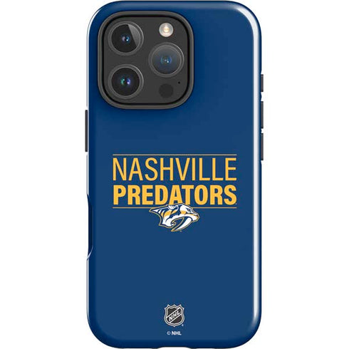 NHL Nashville Predators Lineup iPhone 16 Pro Impact Case
